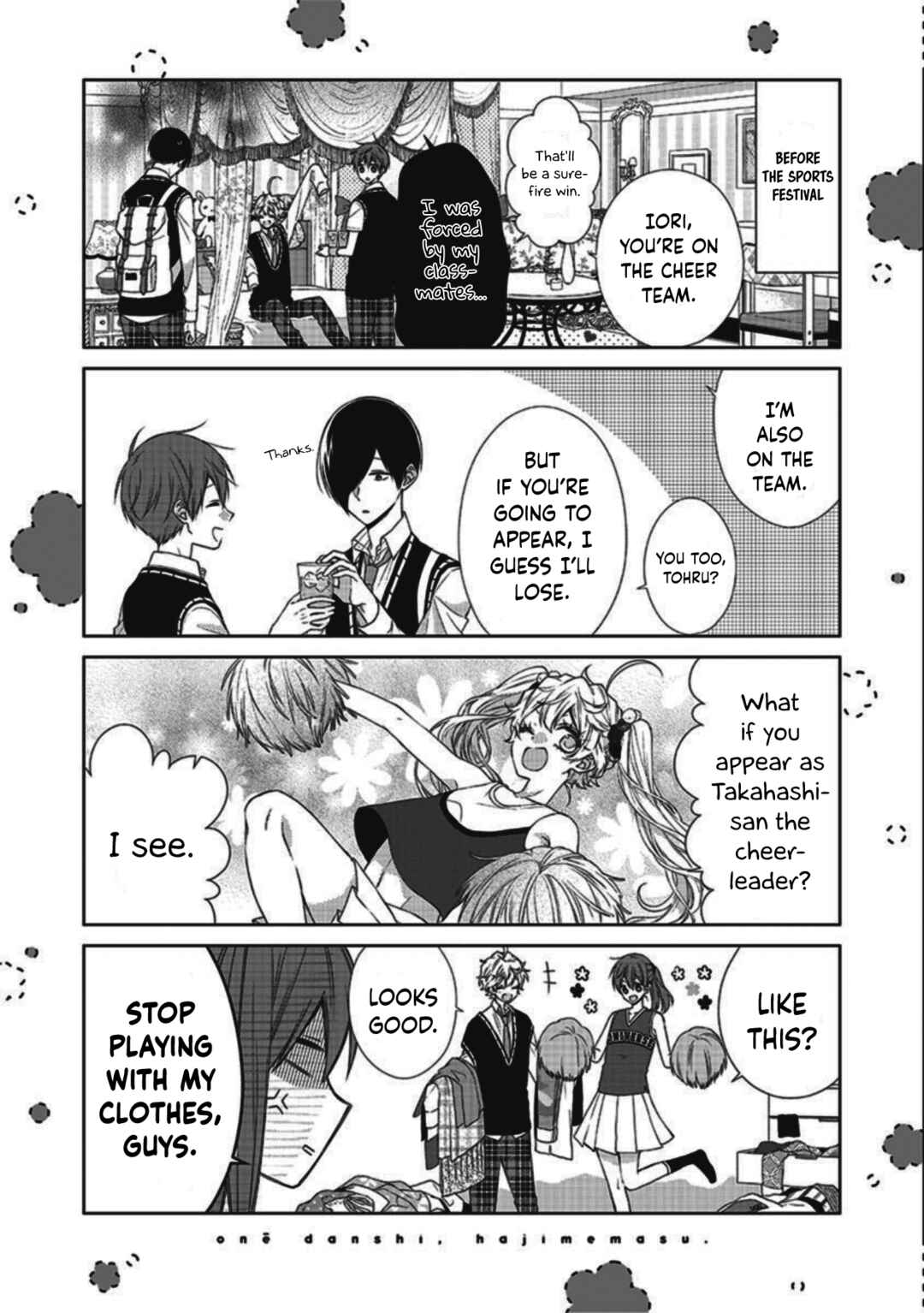 Page 9 Chapter 45.6 Onee Danshi, Hajimemasu.