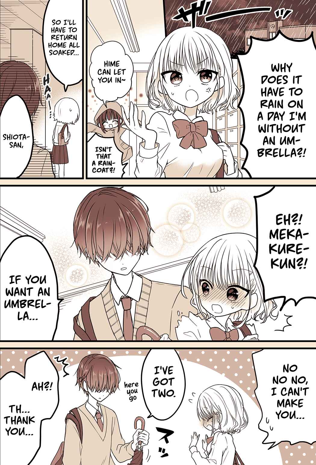 Page 2 Chapter 3 A Manga about being interested in a Mekakure Guy