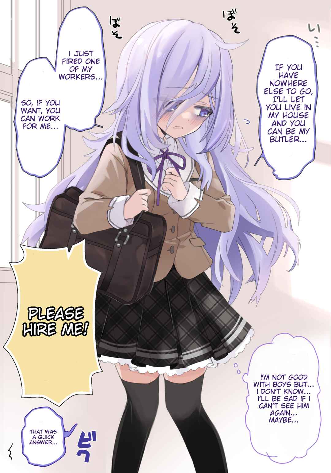 Page 1 Chapter 1 Class no Inkya Ojousama no Shitsuji ni Narimashita