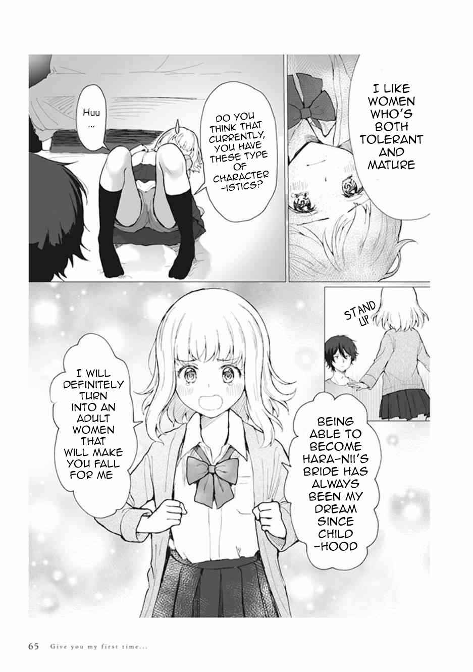 Page 7 Chapter 3 Watashi no Hajimete, Kimi ni Agemasu