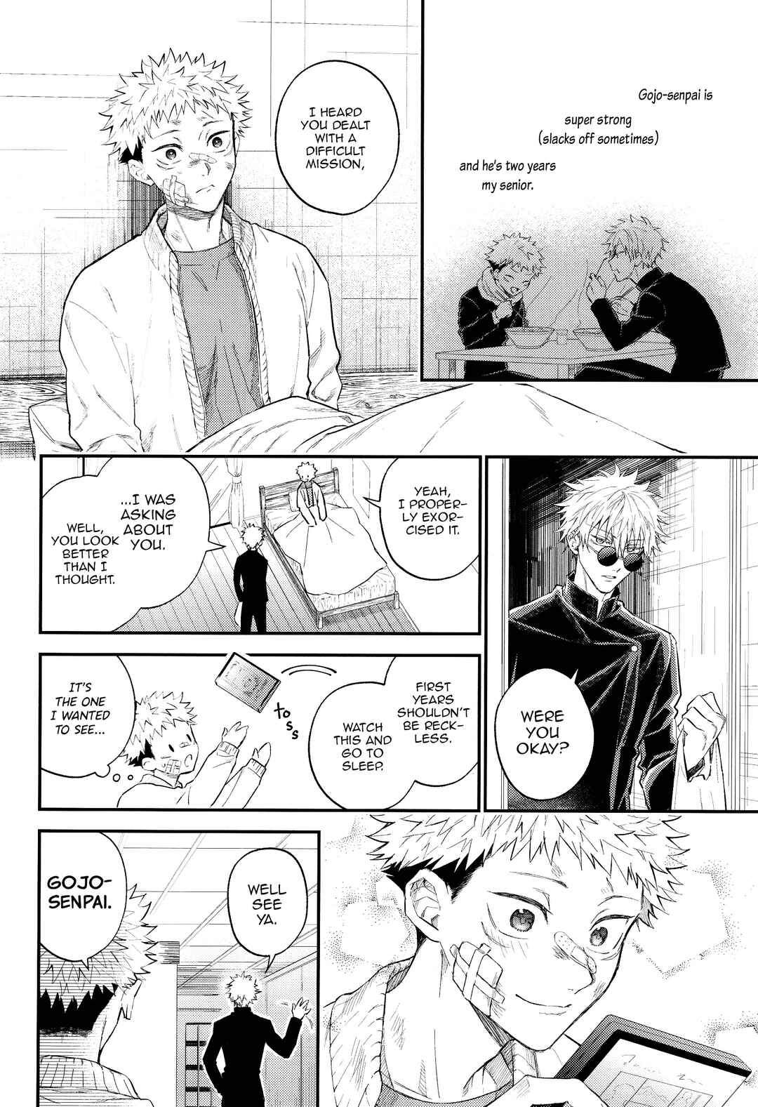 Page 3 Chapter Unknown_7ffe Jujutsu Kaisen - Hanataba ni Naru Made Matte (Doujinshi)