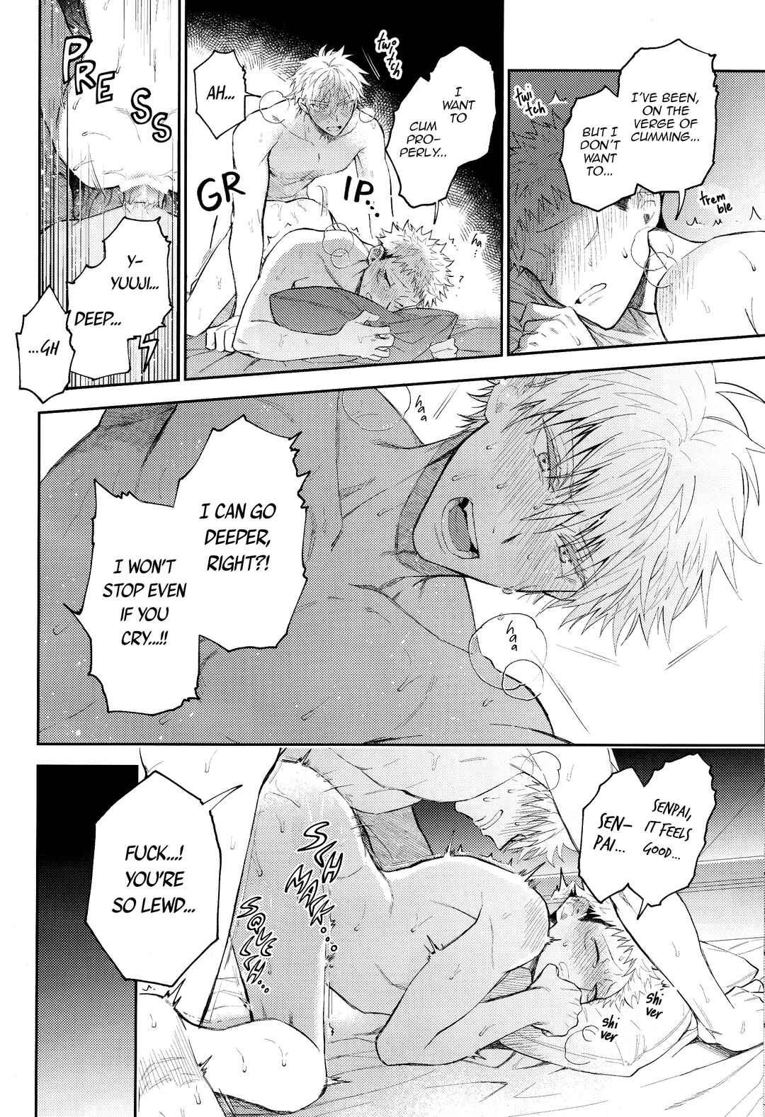 Page 38 Chapter Unknown_7ffe Jujutsu Kaisen - Hanataba ni Naru Made Matte (Doujinshi)