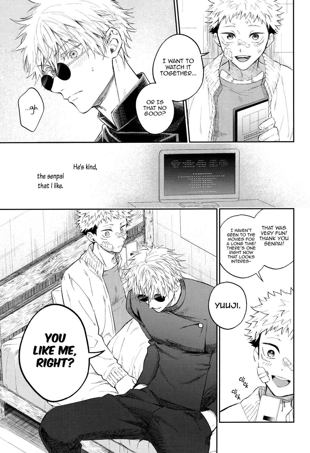 Page 4 Chapter Unknown_7ffe Jujutsu Kaisen - Hanataba ni Naru Made Matte (Doujinshi)