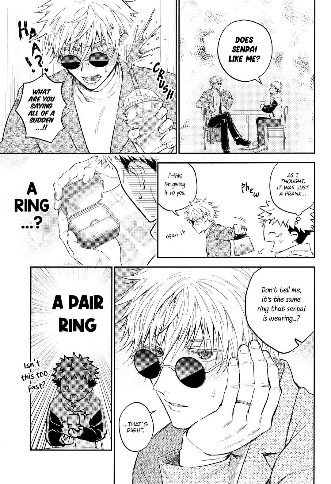 Page 8 Chapter Unknown_7ffe Jujutsu Kaisen - Hanataba ni Naru Made Matte (Doujinshi)