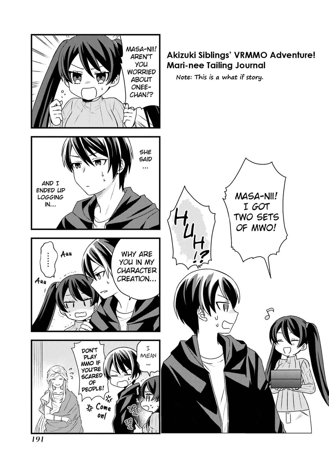 Page 5 Chapter 5.6 Game Shoshinsha no Mari-nee ga Iku VRMMO Nonbiri? Taikenki: Mebius World Online