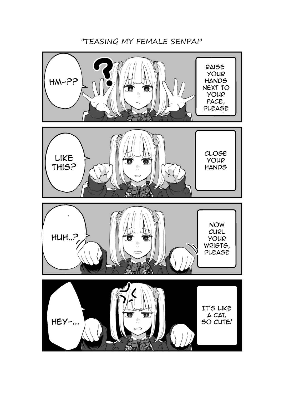 Page 1 Chapter 1.5 Meirei Kuchou na Onna Senpai to Boku no Hanashi