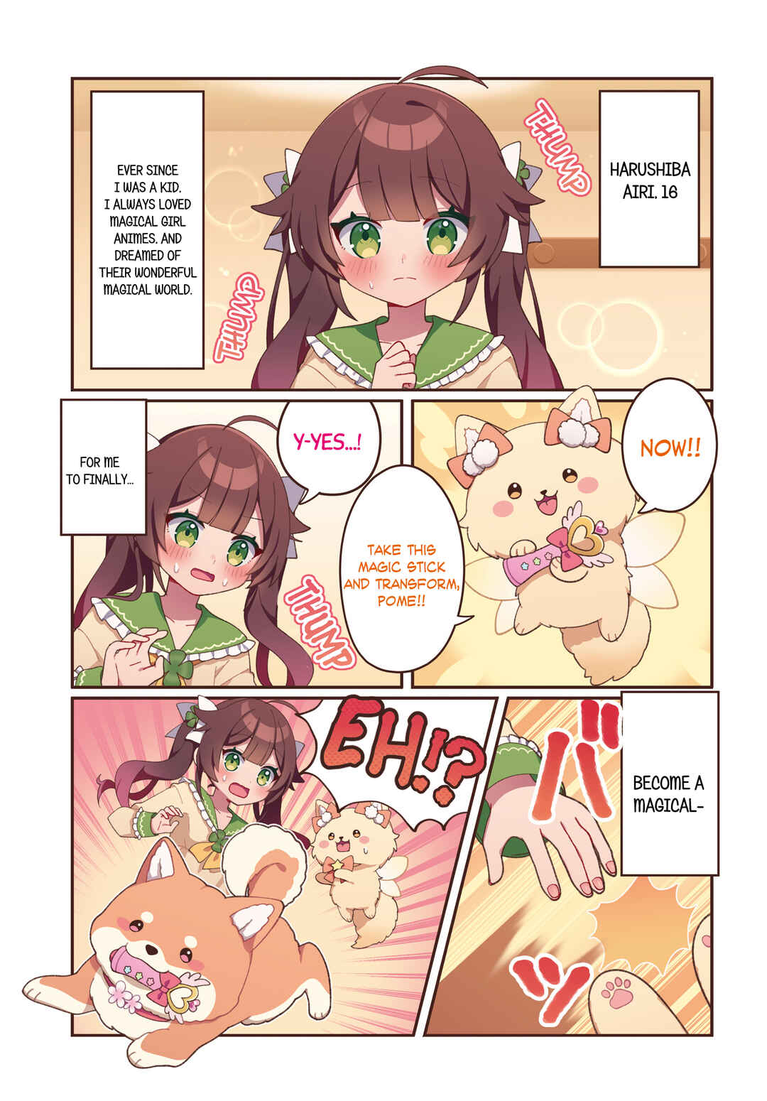 Page 1 Chapter 1 Mahou Shiba Inu★Hanamaru