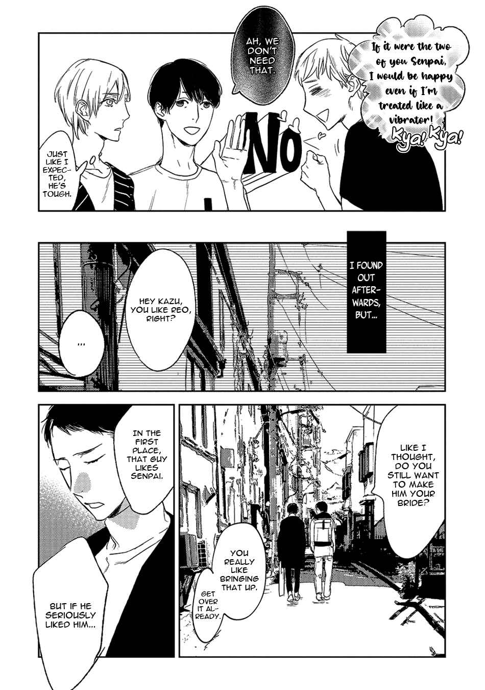 Page 24 Chapter 2 Kareshi to Ore to Ore no Kouhai