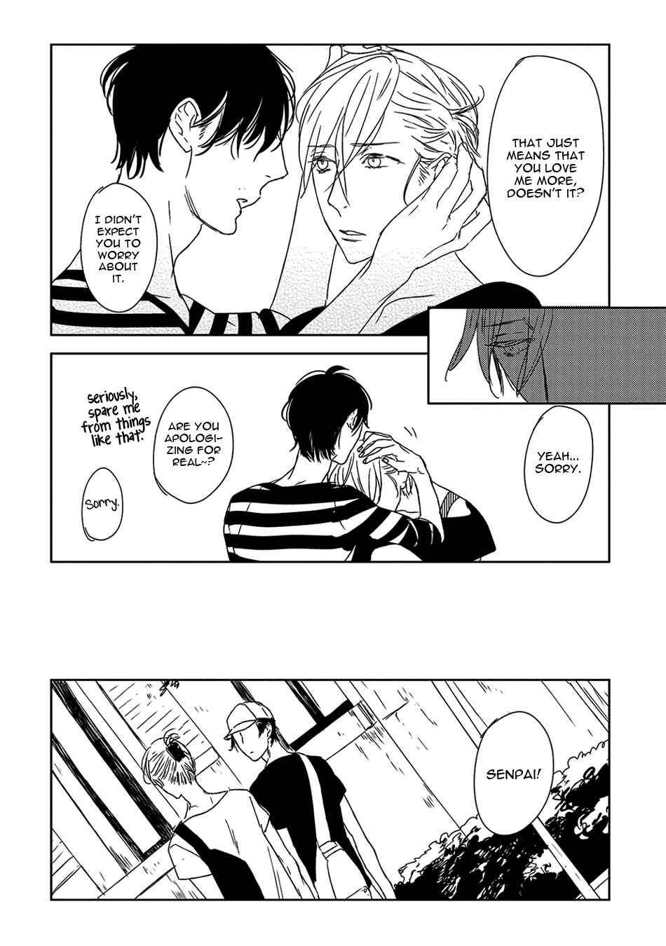 Page 29 Chapter 1 Kareshi to Ore to Ore no Kouhai