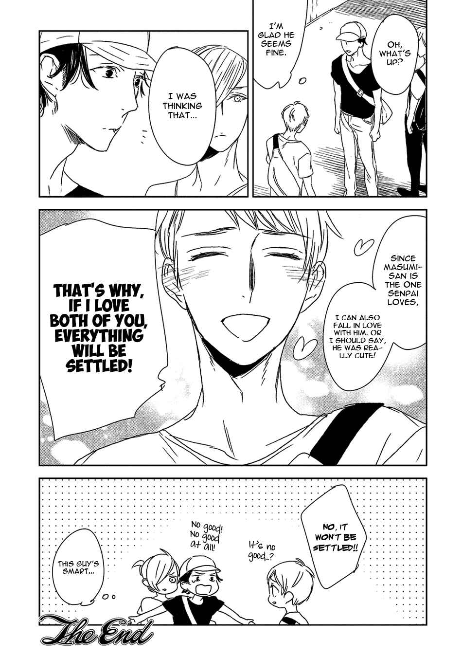 Page 30 Chapter 1 Kareshi to Ore to Ore no Kouhai