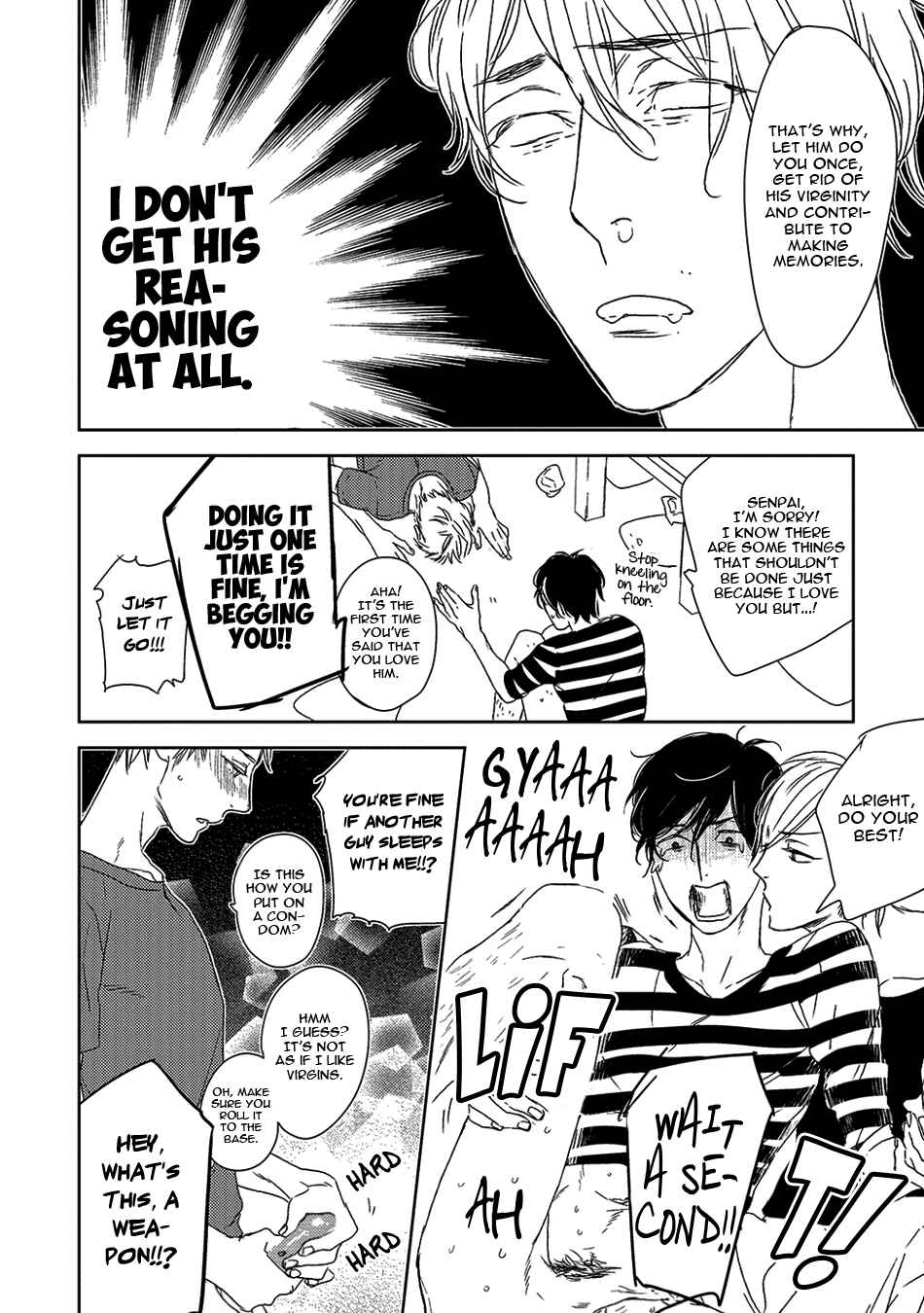 Page 8 Chapter 1 Kareshi to Ore to Ore no Kouhai