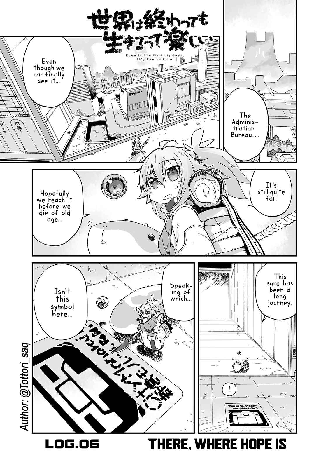 Page 1 Chapter 6 Sekai wa Owattemo Ikirutte Tanoshii