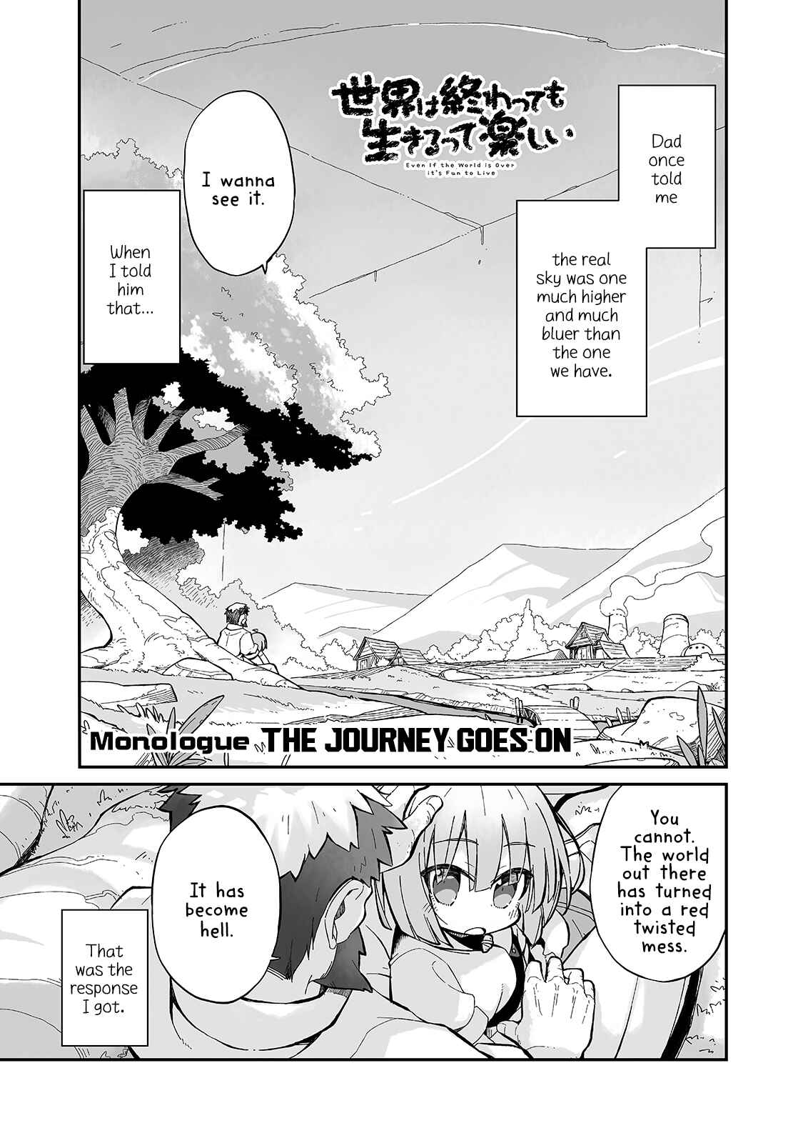 Page 1 Chapter 7.5 Sekai wa Owattemo Ikirutte Tanoshii