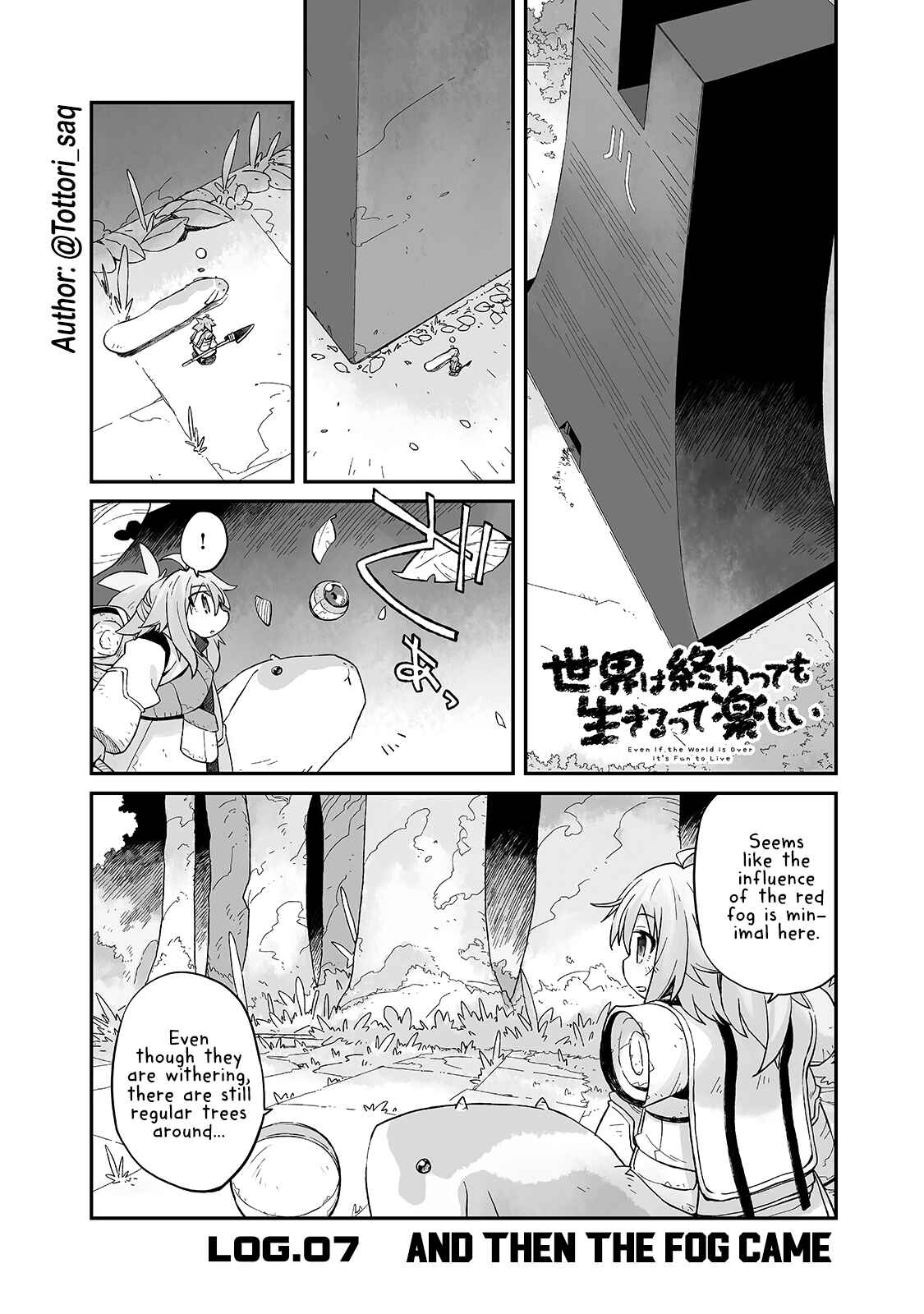 Page 1 Chapter 7 Sekai wa Owattemo Ikirutte Tanoshii