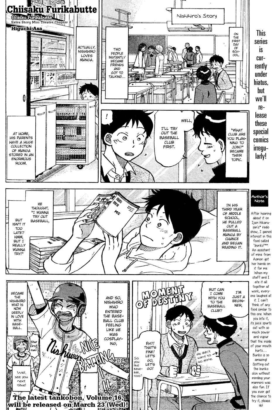 Page 1 Chapter 2 Chiisaku Furikabutte