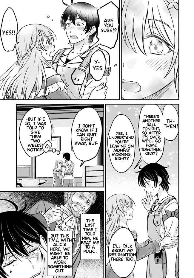 Page 8 Chapter 2.1 Kyuutei Kajishi no Shiawase na Nichijou: Black na Shokuba wo Tsuihou Saretaga, Ringoku de Koushaku Reijou ni Dekiaisarenagara White na Seikatsu Okurimasu