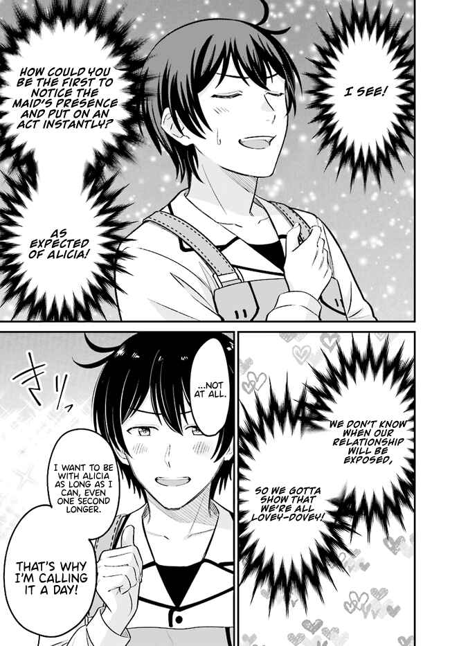 Page 16 Chapter 7.1 Kyuutei Kajishi no Shiawase na Nichijou: Black na Shokuba wo Tsuihou Saretaga, Ringoku de Koushaku Reijou ni Dekiaisarenagara White na Seikatsu Okurimasu