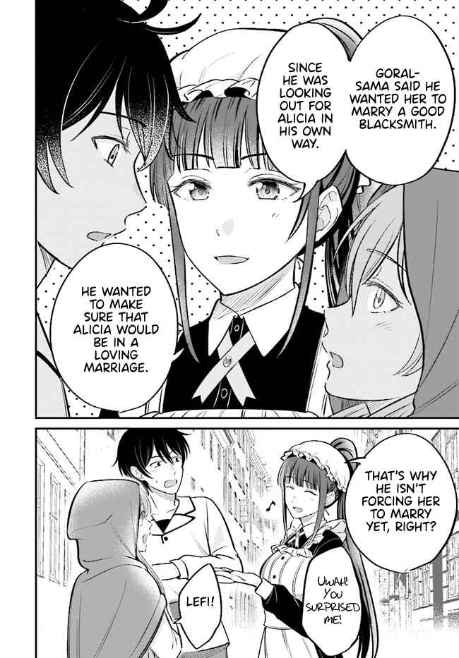 Page 17 Chapter 4.1 Kyuutei Kajishi no Shiawase na Nichijou: Black na Shokuba wo Tsuihou Saretaga, Ringoku de Koushaku Reijou ni Dekiaisarenagara White na Seikatsu Okurimasu