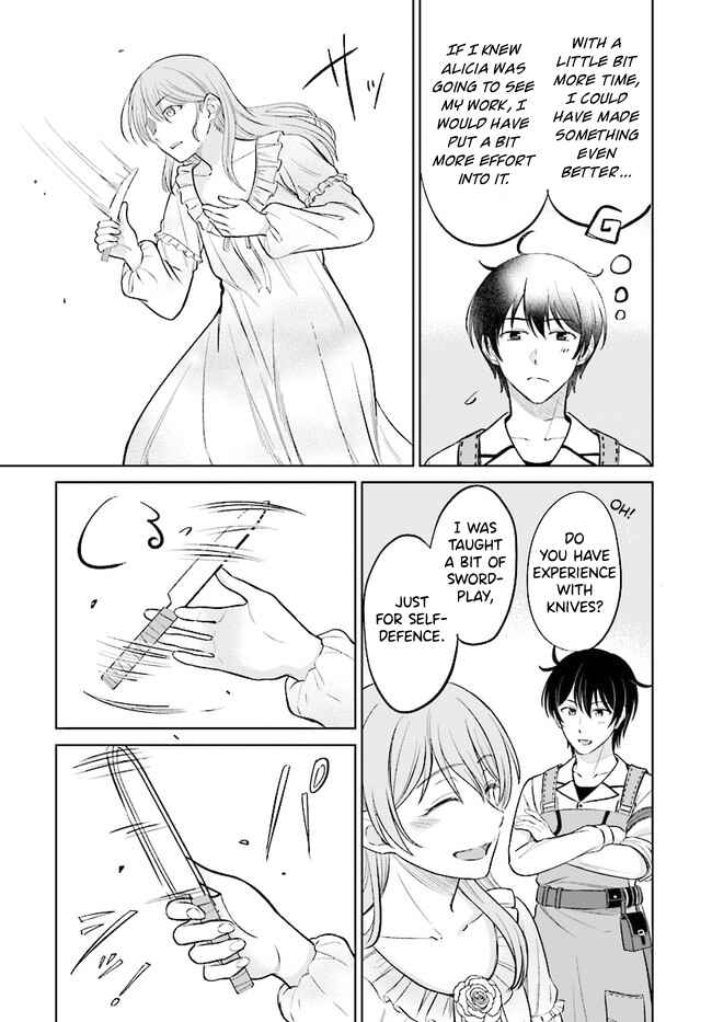 Page 4 Chapter 4.1 Kyuutei Kajishi no Shiawase na Nichijou: Black na Shokuba wo Tsuihou Saretaga, Ringoku de Koushaku Reijou ni Dekiaisarenagara White na Seikatsu Okurimasu