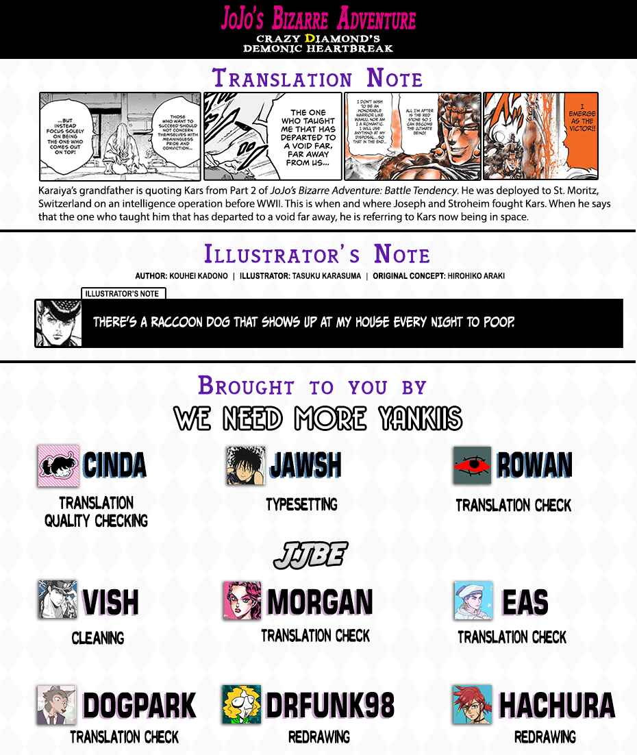 Page 31 Chapter 9 JoJo’s Bizarre Adventure: Shining Diamond’s Demonic Heartbreak