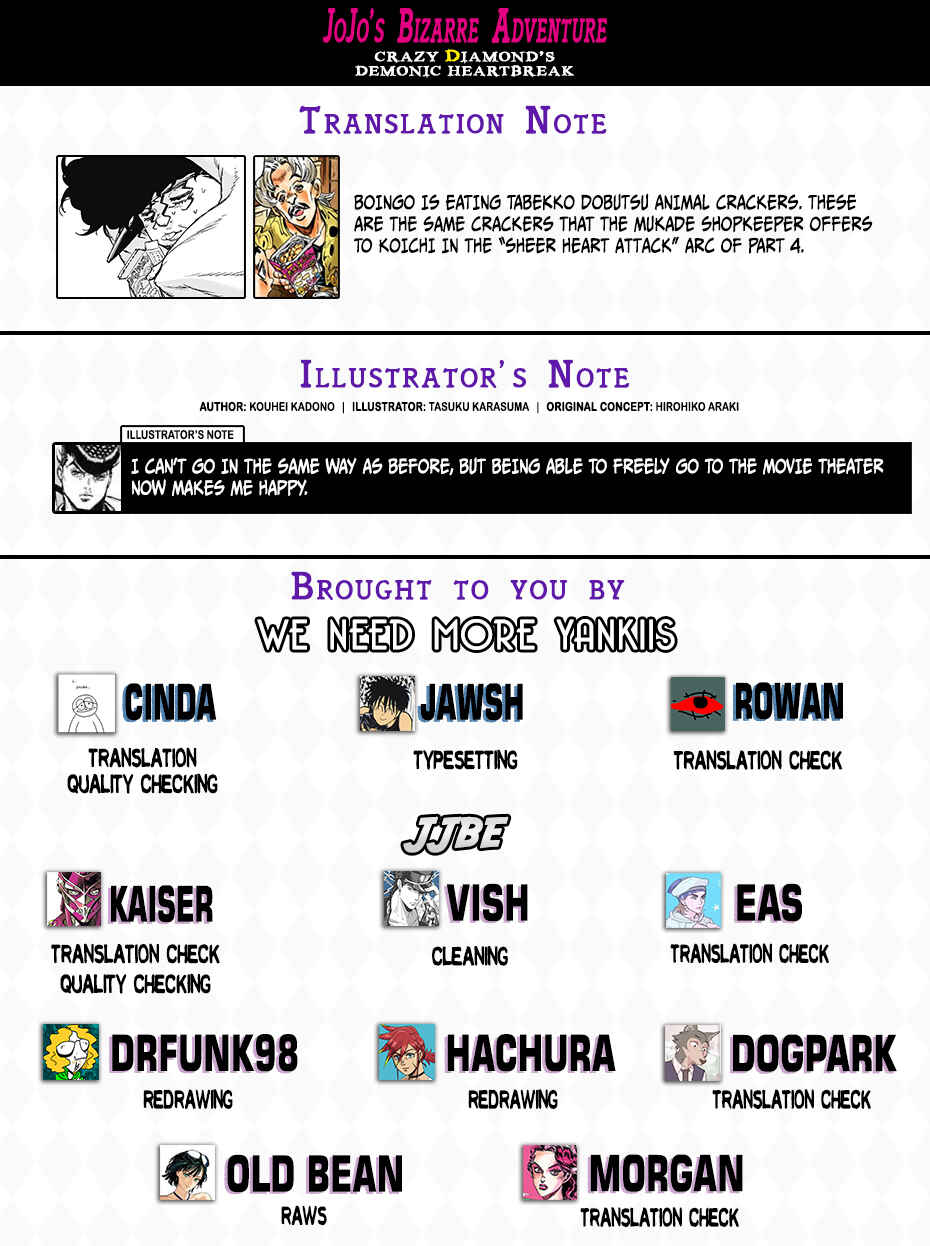 Page 34 Chapter 6 JoJo’s Bizarre Adventure: Shining Diamond’s Demonic Heartbreak