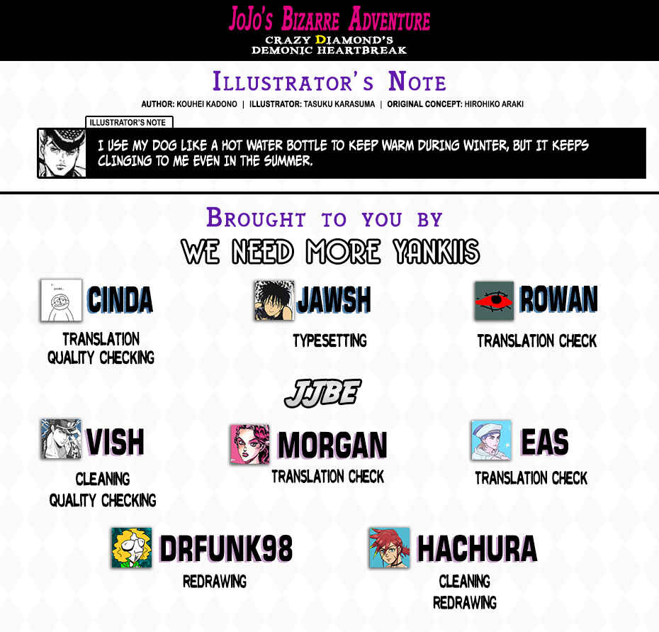 Page 33 Chapter 8 JoJo’s Bizarre Adventure: Shining Diamond’s Demonic Heartbreak