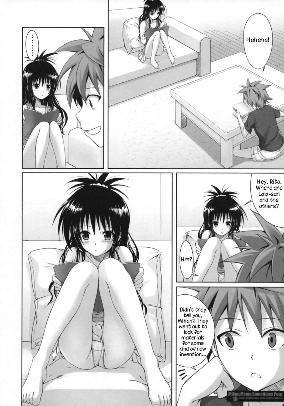 Page 17 Chapter Unknown_964a To Love-Ru - MIKAN, MOMO, SOMETIMES PETA (Doujinshi)