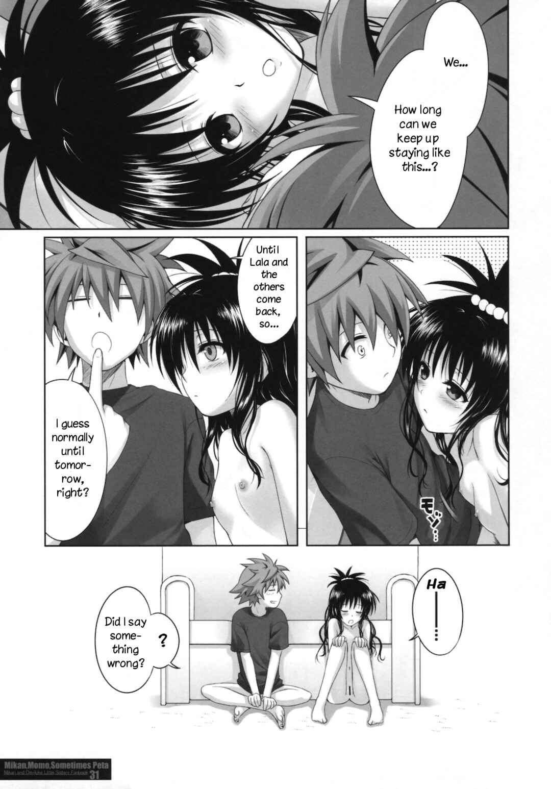 Page 30 Chapter Unknown_964a To Love-Ru - MIKAN, MOMO, SOMETIMES PETA (Doujinshi)