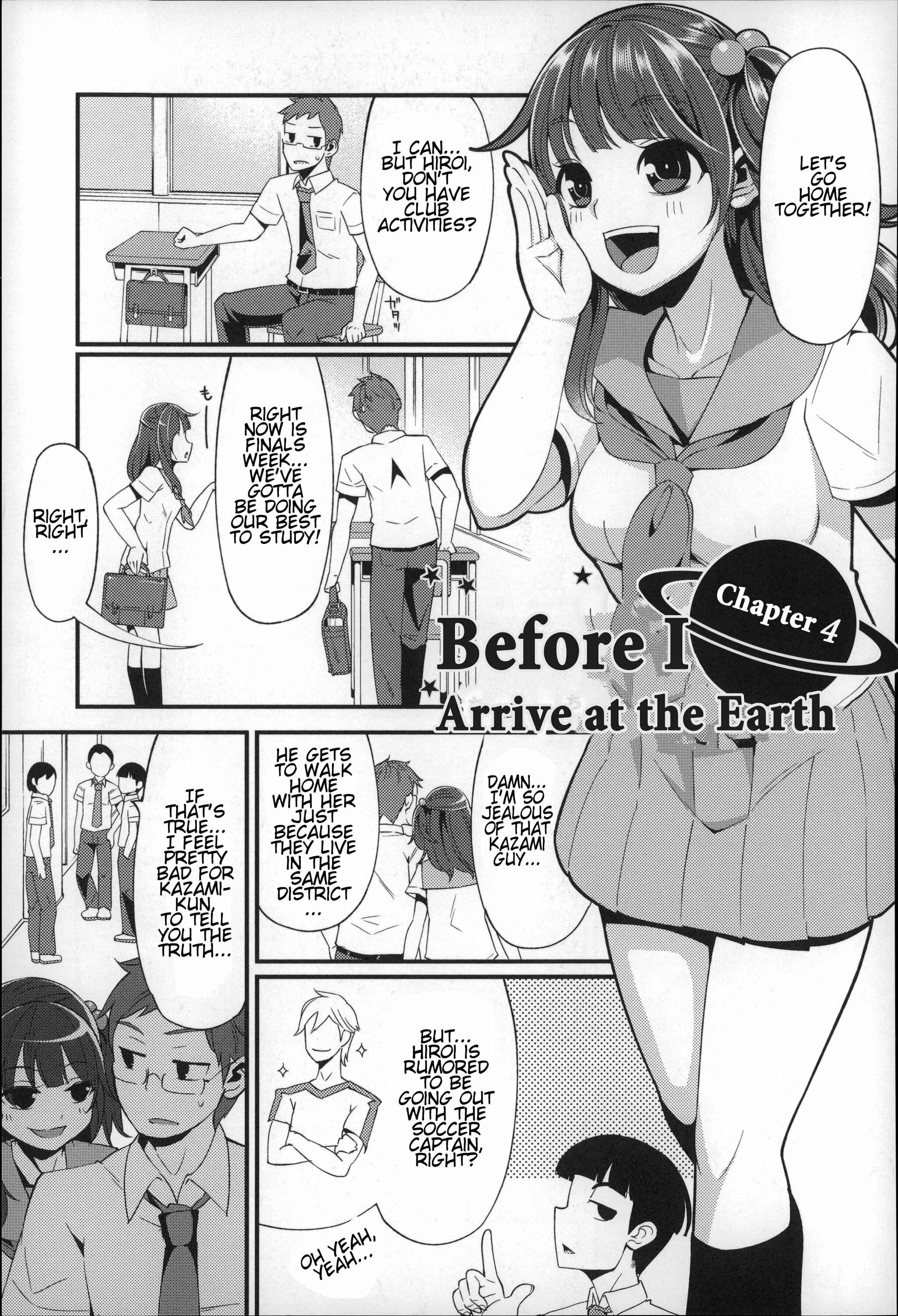 Page 1 Chapter 4 Before I Arrive at The Earth