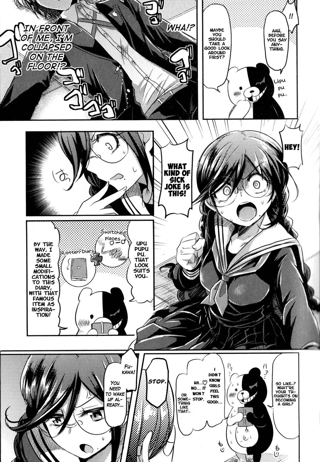 Page 3 Chapter 4 Danganronpa the Animation Comic Anthology
