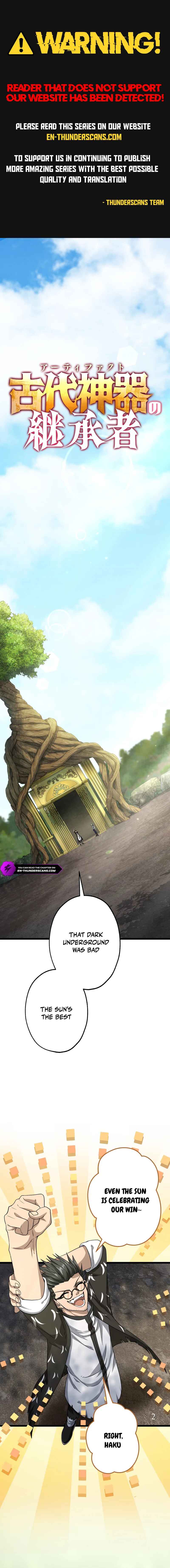 Page 1 Chapter 25 The Heir of the Ancient Artifact