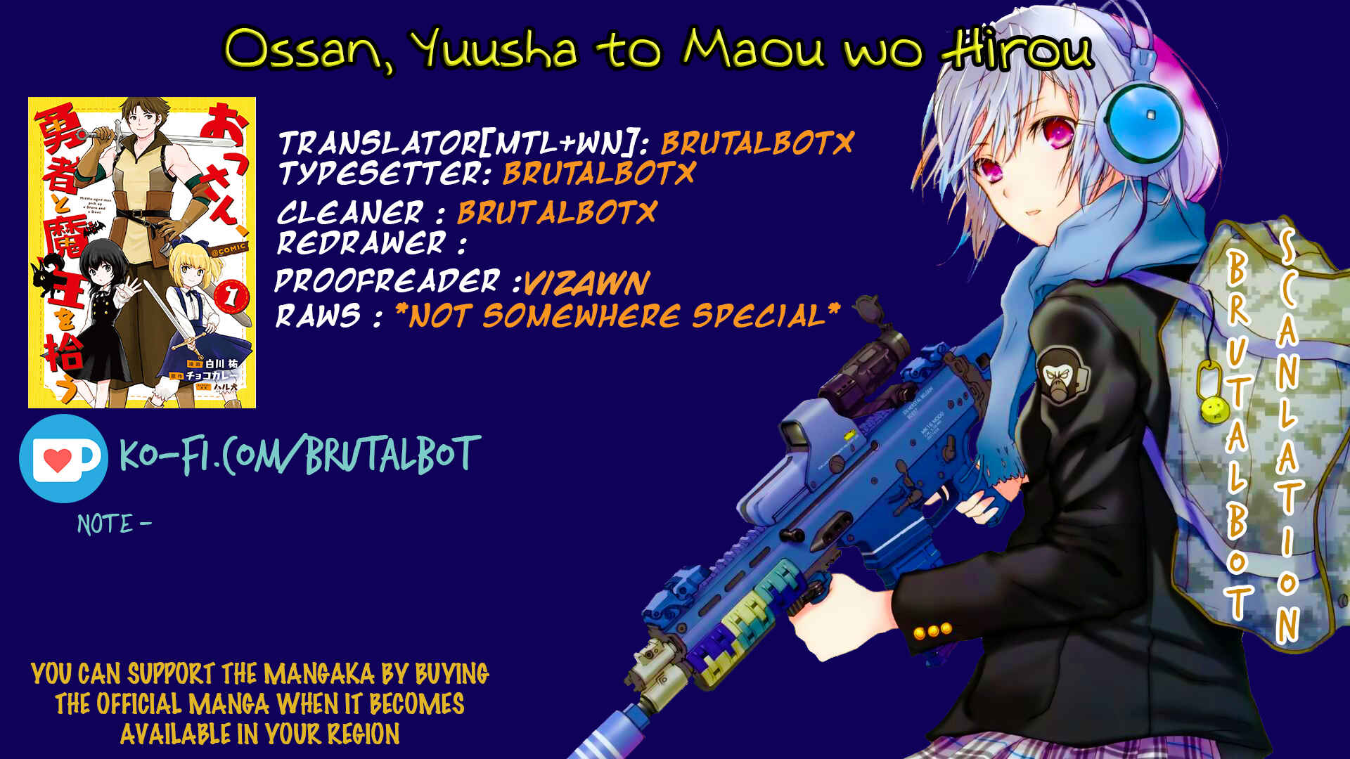Page 1 Chapter 2.1 Ossan, Yuusha to Maou wo Hirou