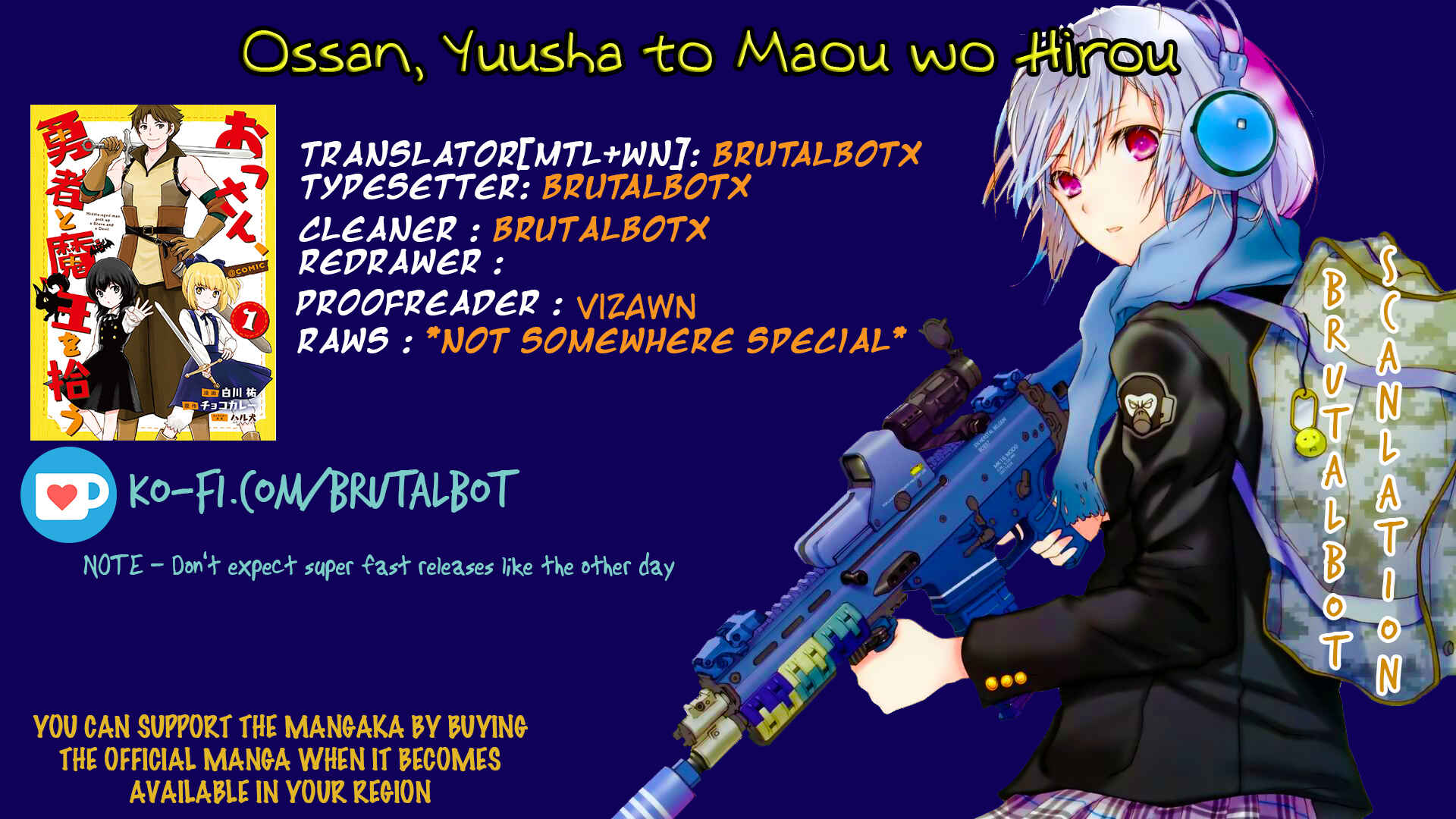 Page 1 Chapter 1.1 Ossan, Yuusha to Maou wo Hirou