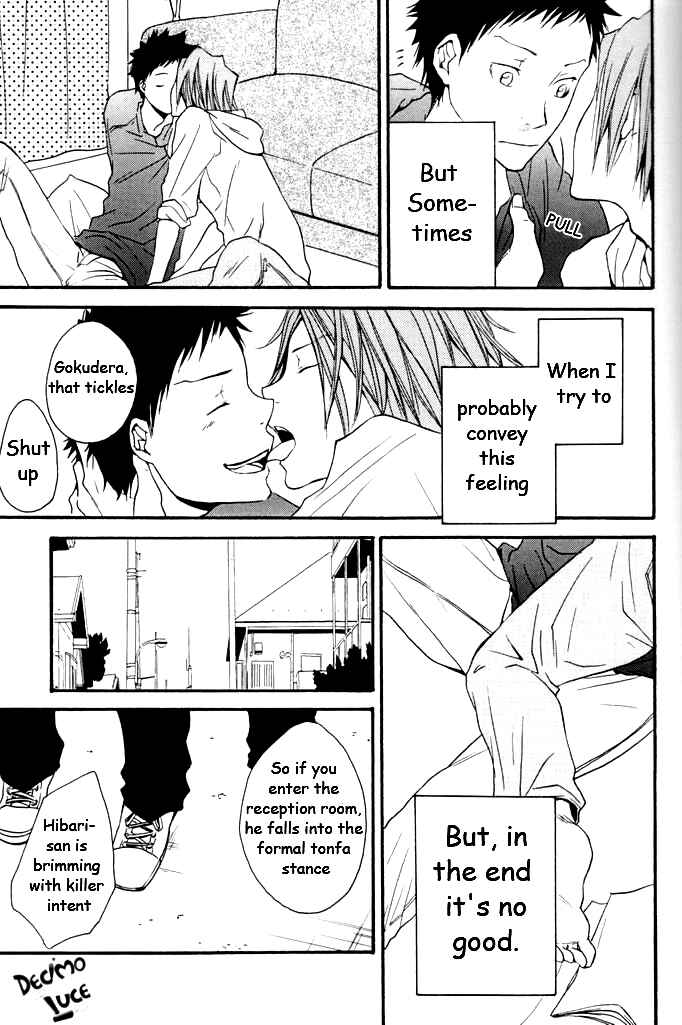 Page 4 Chapter Unknown_4197 Katekyo Hitman Reborn! - Youre My Lover (Doujinshi)