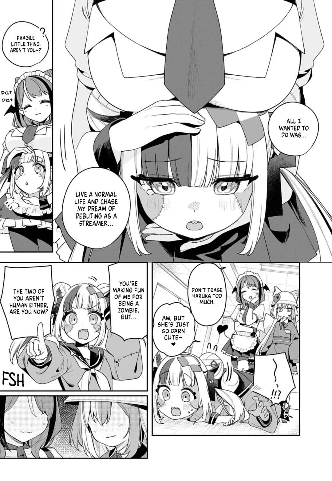 Page 6 Chapter 1 Zonchyuu~Zombie JK wa Game Haishinchuu