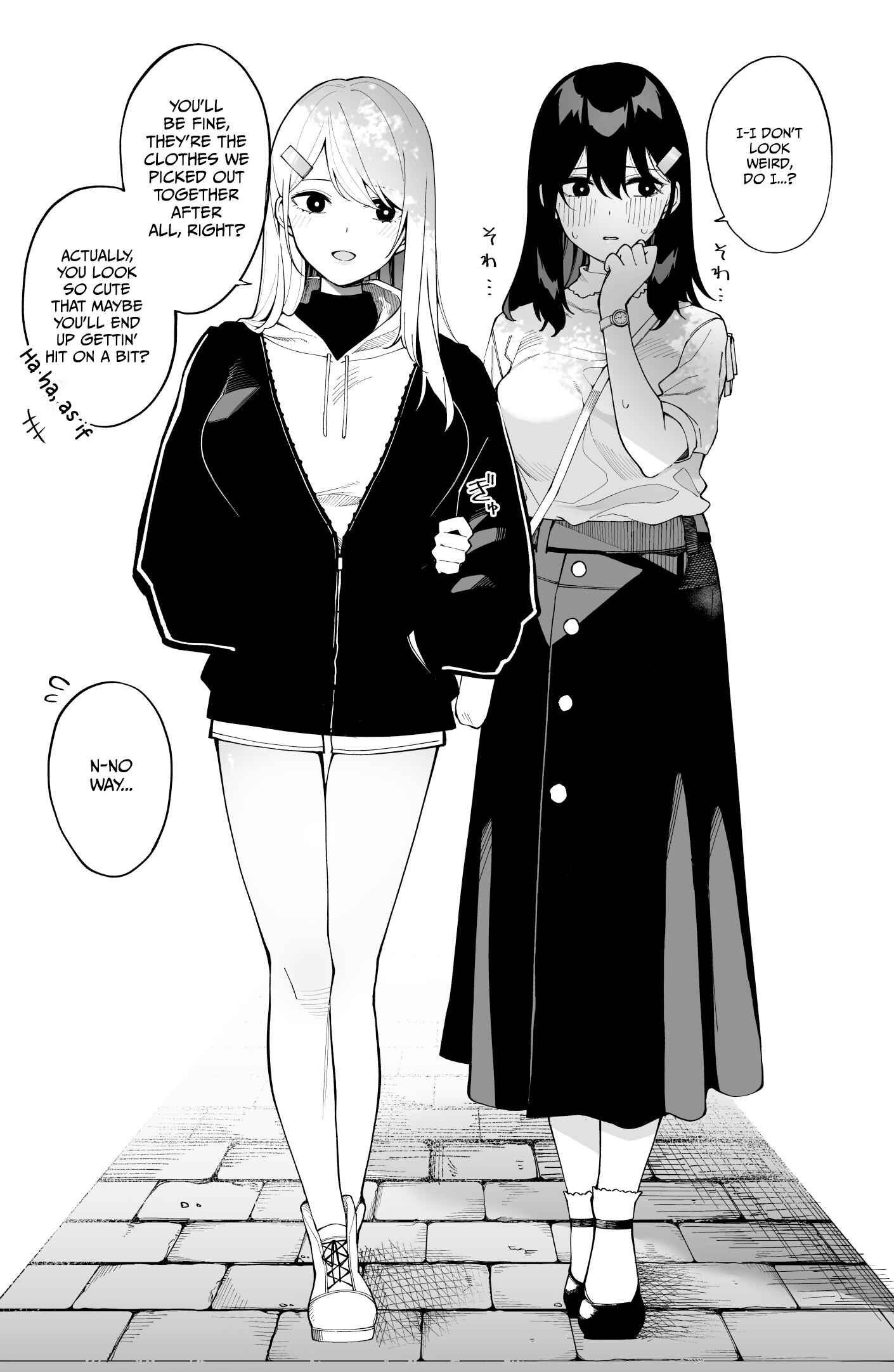Page 1 Chapter 9 1 Ii ne de Skirt ga 0.1mm Mijikaku Naru Class no Jimi na Onnanoko: Gojitsudan-hen