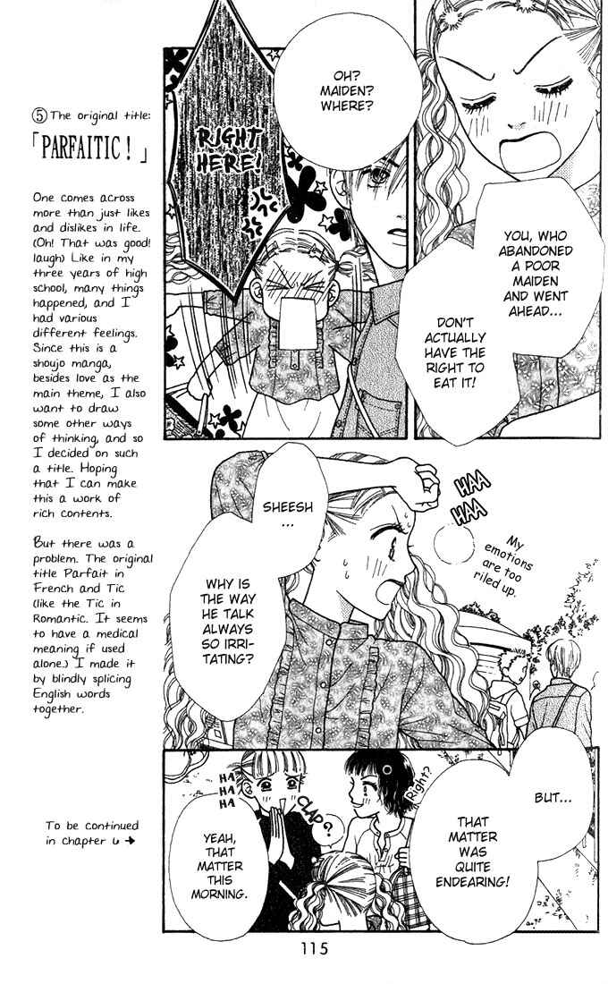 Page 5 Chapter 5 Parfait Tic!
