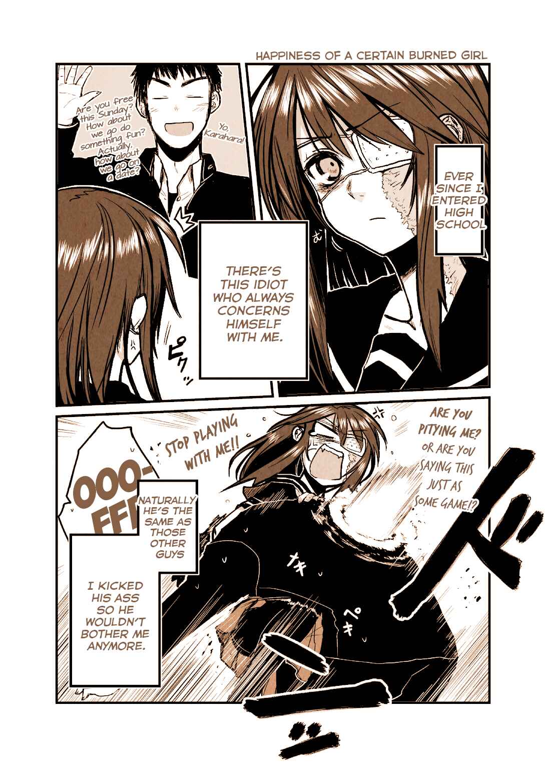 Page 1 Chapter 2 Toaru Yakedo Shoujo no Hanashi