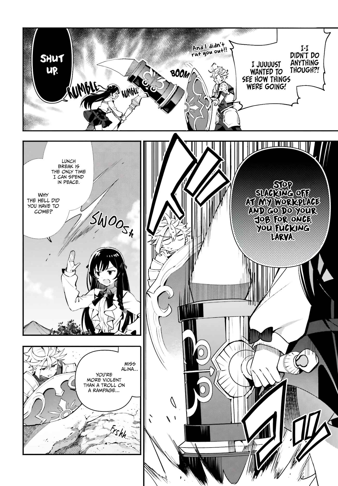 Page 9 Chapter 4 Guild no Uketsukejou Desu ga, Zangyou wa Iya Nanode Boss wo Solo Toubatsu Shiyou to Omoimasu