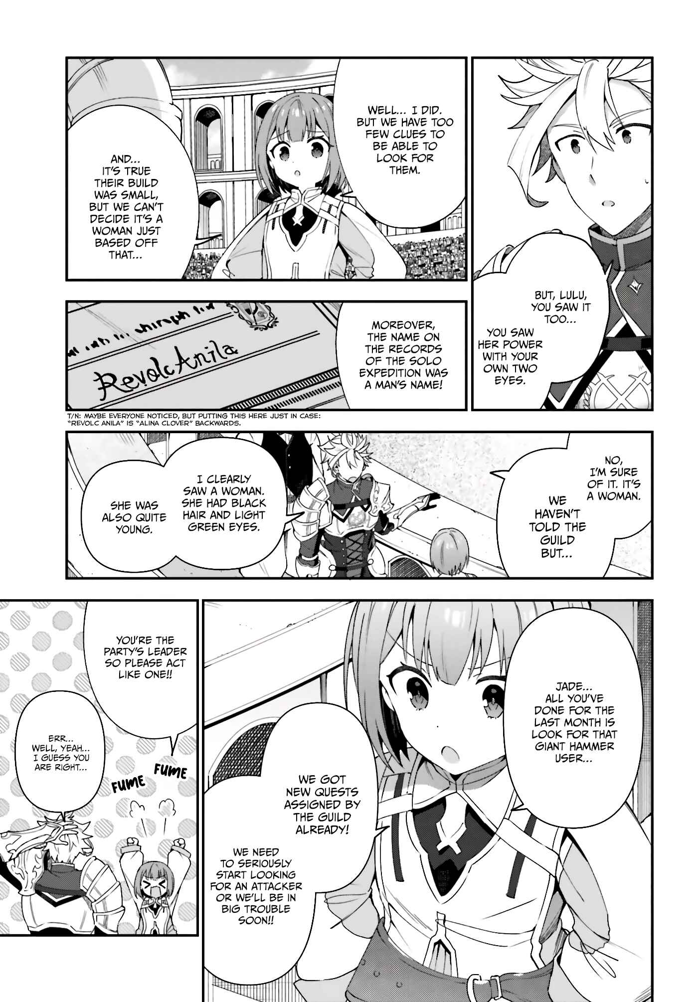Page 18 Chapter 2 Guild no Uketsukejou Desu ga, Zangyou wa Iya Nanode Boss wo Solo Toubatsu Shiyou to Omoimasu