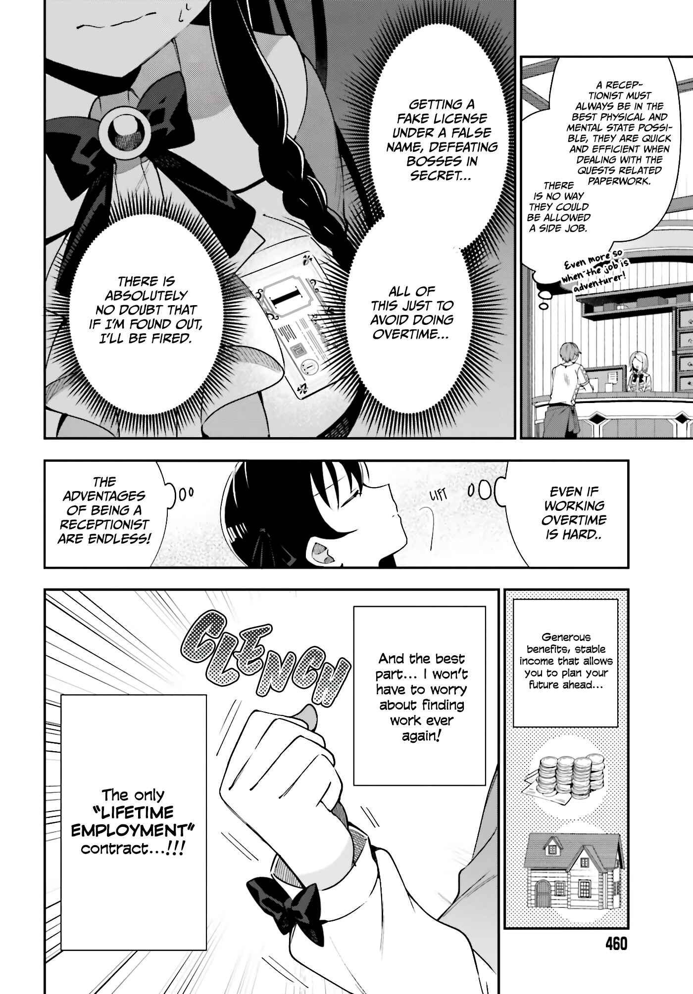 Page 9 Chapter 2 Guild no Uketsukejou Desu ga, Zangyou wa Iya Nanode Boss wo Solo Toubatsu Shiyou to Omoimasu