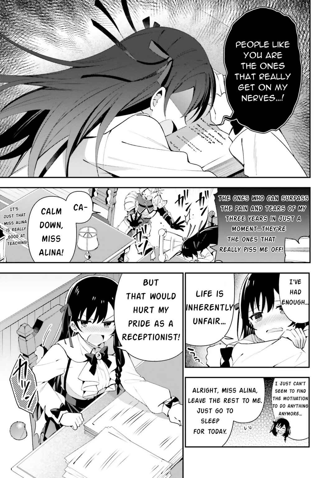 Page 13 Chapter 7 Guild no Uketsukejou Desu ga, Zangyou wa Iya Nanode Boss wo Solo Toubatsu Shiyou to Omoimasu