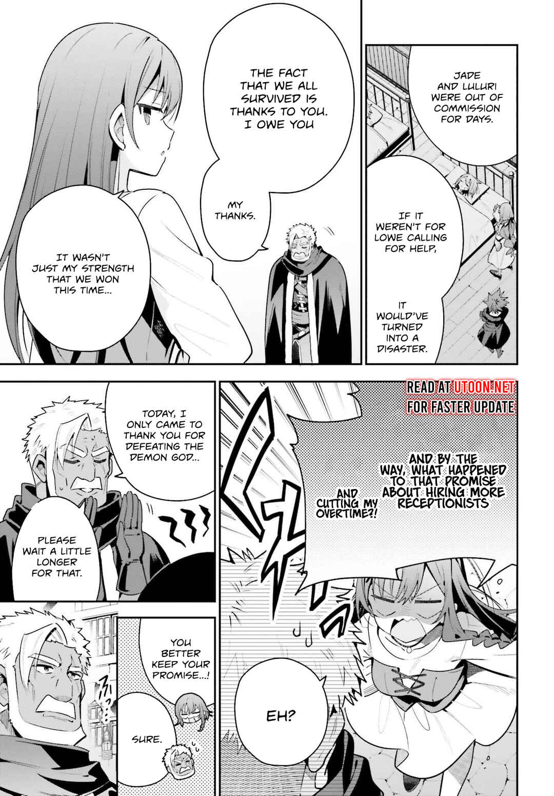 Page 10 Chapter 39 Guild no Uketsukejou Desu ga, Zangyou wa Iya Nanode Boss wo Solo Toubatsu Shiyou to Omoimasu