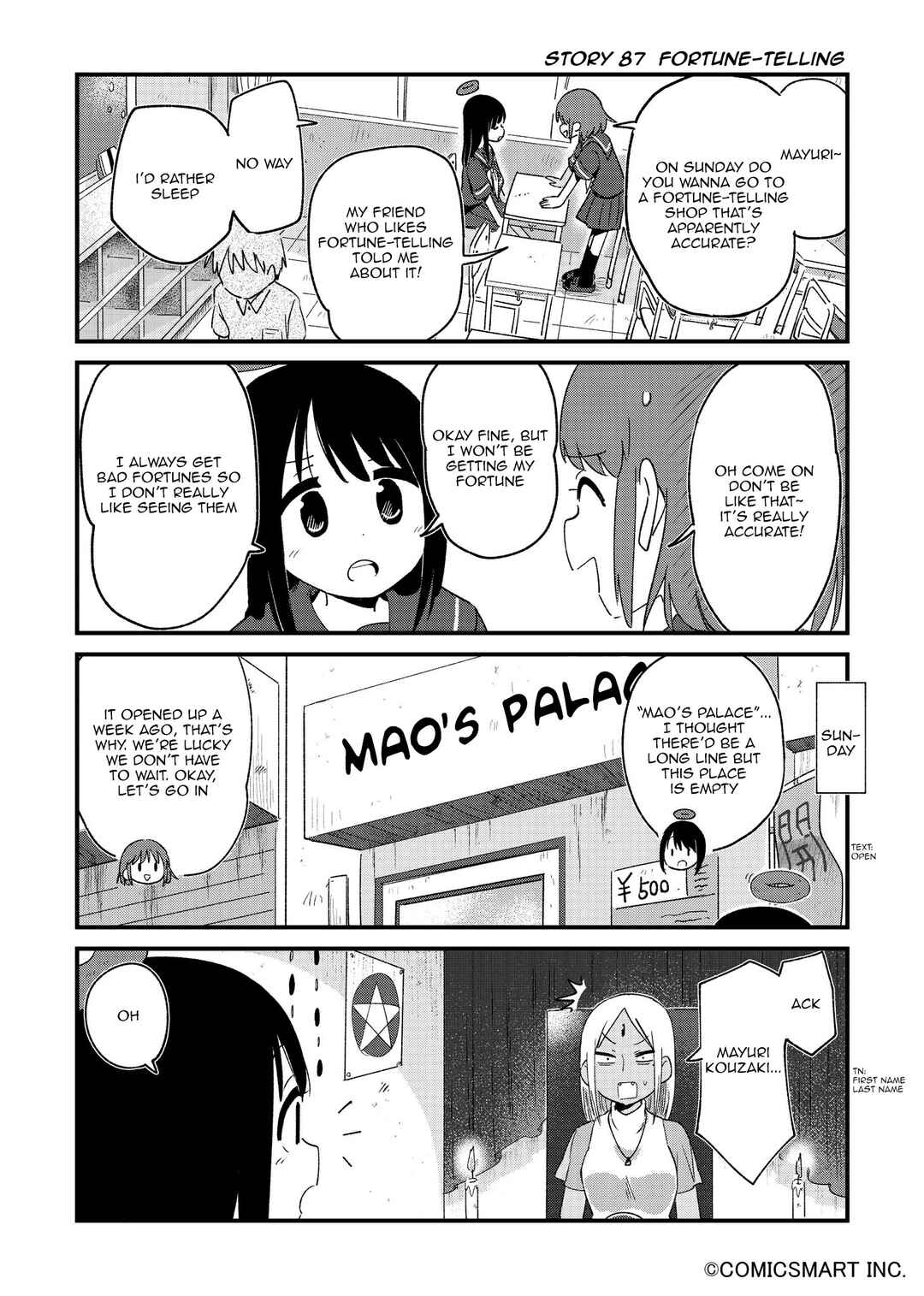 Page 1 Chapter 87 Fushigi no Mayuri-san