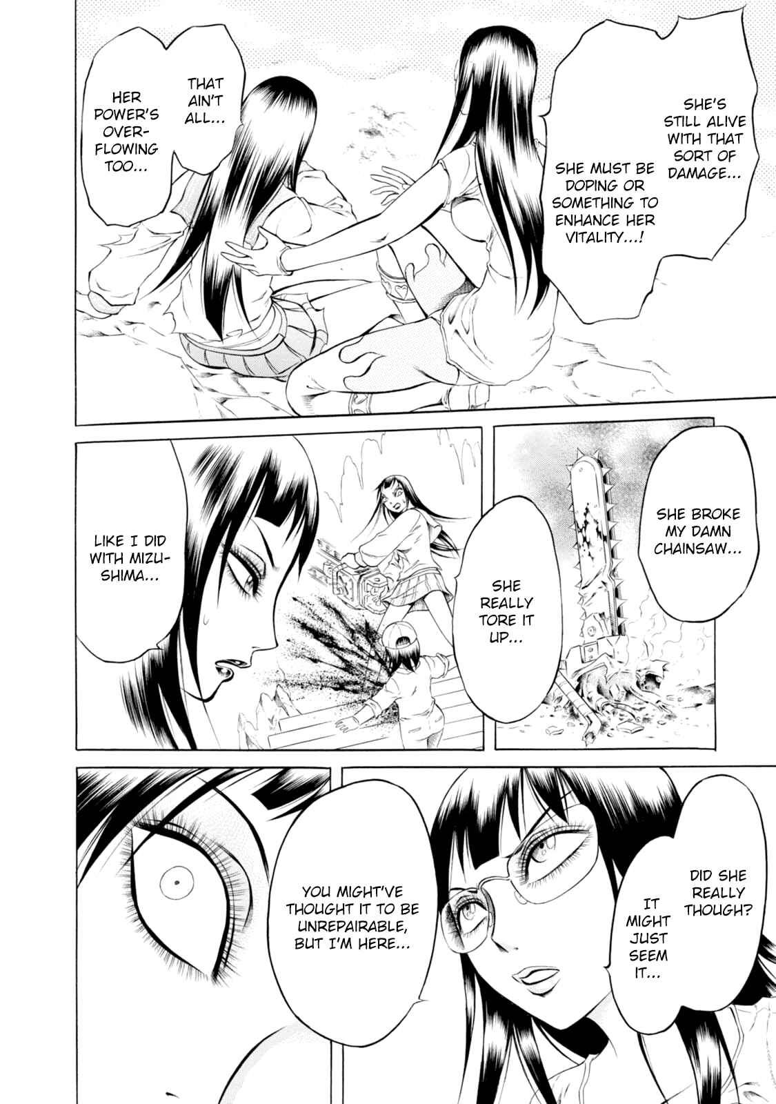 Page 12 Chapter 64 Chimamire Sukeban Chainsaw