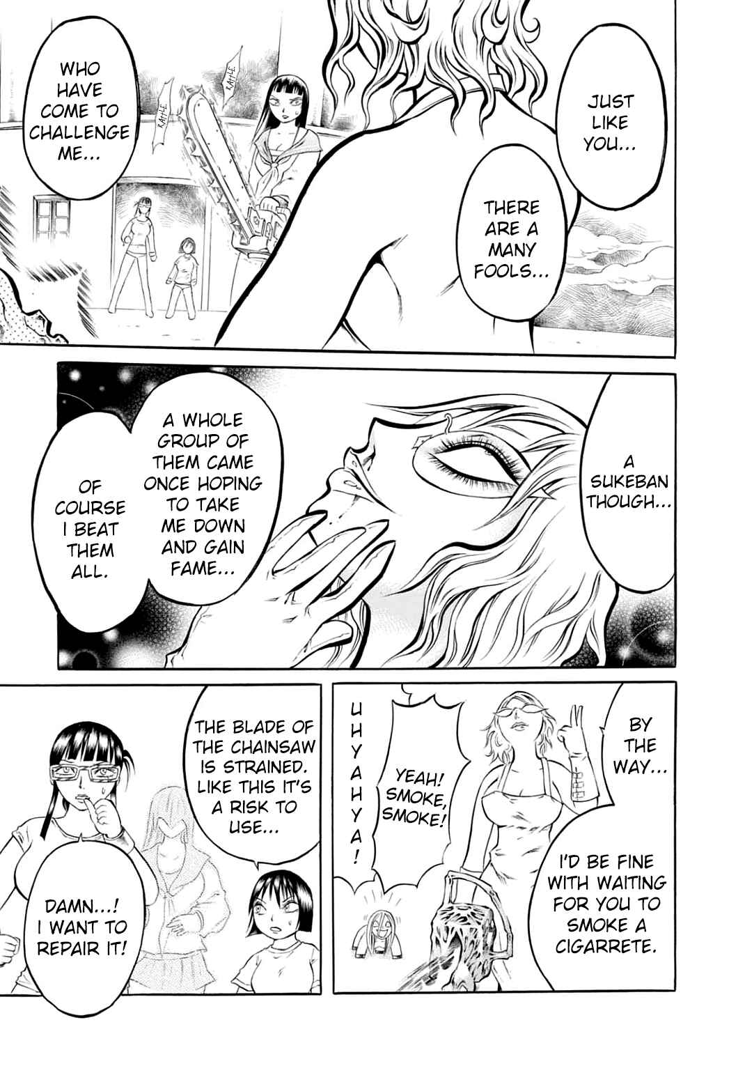 Page 13 Chapter 17 Chimamire Sukeban Chainsaw