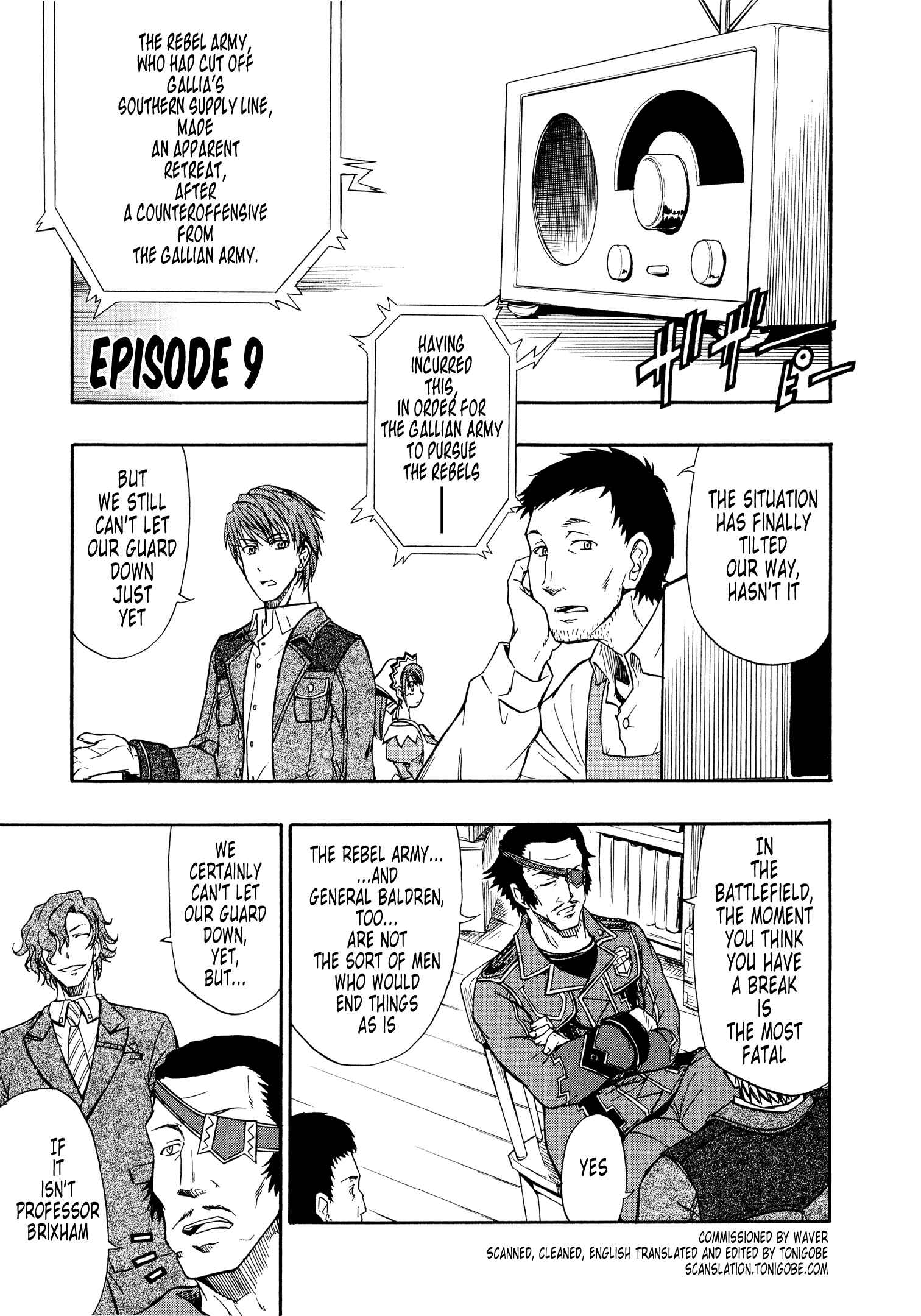 Page 1 Chapter 9 Valkyria Chronicles 2 - Aliasse of The Blue Light