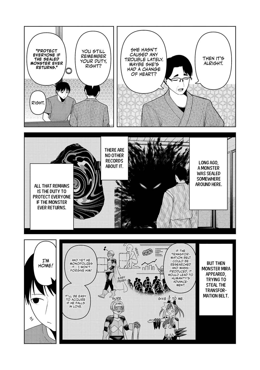 Page 3 Chapter 37 Kaijin Mira no Dai 2 Keitai ga Kawaisugiru