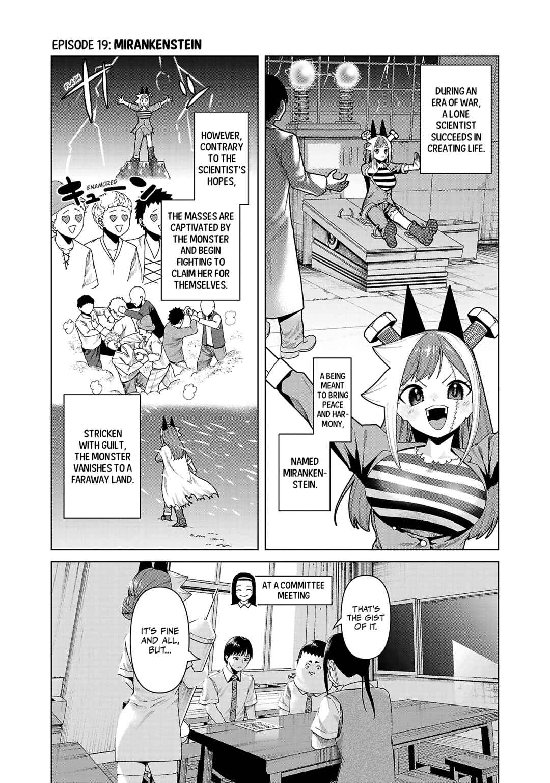 Page 1 Chapter 19 Kaijin Mira no Dai 2 Keitai ga Kawaisugiru