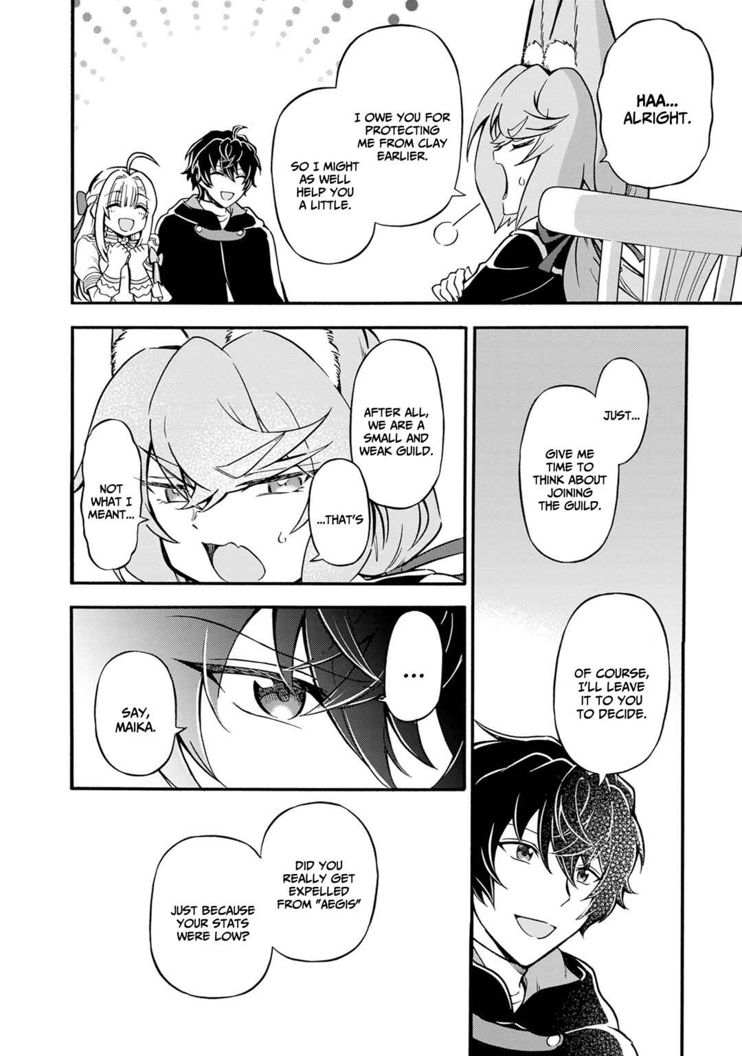 Page 3 Chapter 8 Youkoso Tsuihousha Guild e ~Munou na S Rank Party ga Dondon Yuunou na Boukensha wo Tsuihou surunode, Saijaku wo Atsumete Saikyou Guild wo Tsukurimasu~